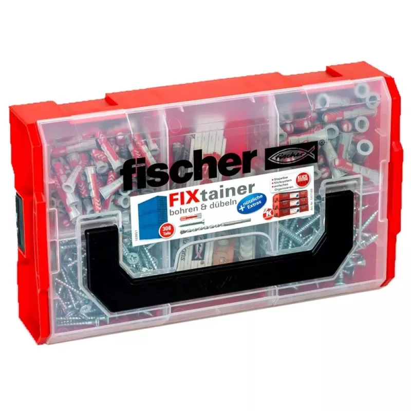 Fischer FIXtainer rawlplugs- og borsæt