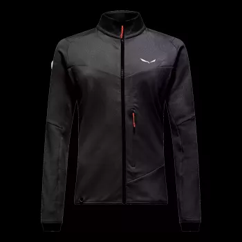 Salewa Sella Crevasse Dame Fleecejakke Black Out