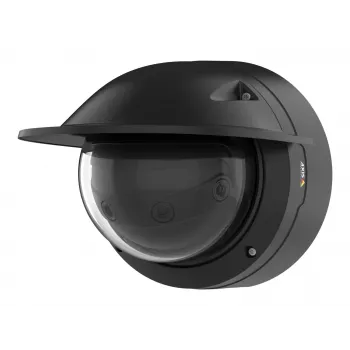 AXIS Q3819-PVE kabinet – sort udendørs kamera kabinet med skruer og vejrbeskyttelse