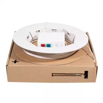 LogiLink FB2SC40 fiber-patchkabel singlemode OS2 hvid 40 m