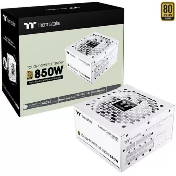 Thermaltake Toughpower XT Snow 850W ATX 3.1 80 PLUS Gold fuldt modulær strømforsyning