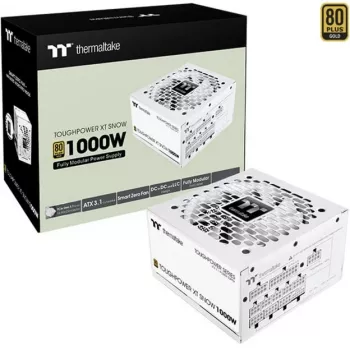 Thermaltake Toughpower XT Snow 1000W ATX 3.1 80 PLUS Gold fuldt modulær strømforsyning