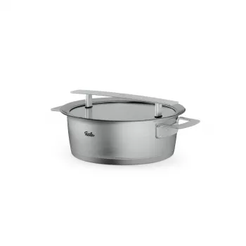 Fissler Phi Collection stegegryde med glaslåg 24 cm, 3,9 L