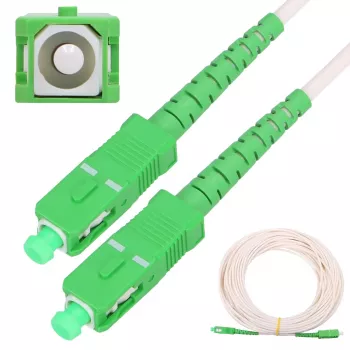 Extralink patchkabel SC/APC-SC/APC, LSOH, singlemode, simplex, G.657A2, 3 mm, 15 m, hvid