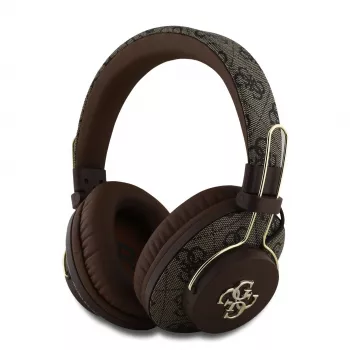 GUESS trådløst Bluetooth-headset 4G Metal Logo brun GUBHS72P4FC4MW