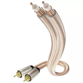 IN-AKUSTIK Star audio RCA han til RCA han lydkabel 1,5 m sort