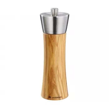 Zassenhaus Salt Mill Augsburg Olive Wood, 18 cm