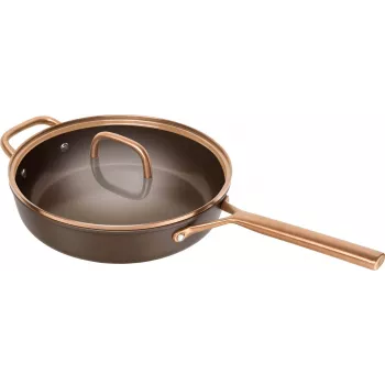 ZWILLING Milano sauterpande med glaslåg 28 cm, brun
