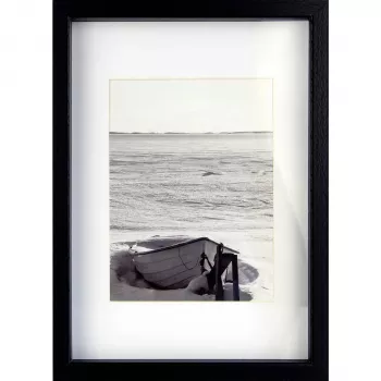 NIELSEN DESIGN Aura billedramme sort 21x29,7 cm træ inkl. passepartout 1121000