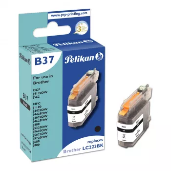 Pelikan B37 kompatibel blækpatron til Brother LC-223BK, sort, 600 sider