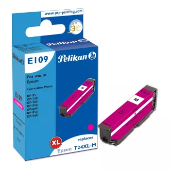 Pelikan E109 kompatibel blækpatron magenta High Yield (XL) til Epson Expression Photo XP-55, XP-750, XP-760, XP-850, XP-950, XP-960 - 1-pak