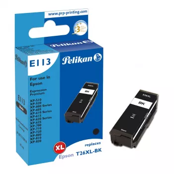 Pelikan E113 Kompatibel blækpatron sort High Yield (XL) til Epson Expression Premium XP-serie