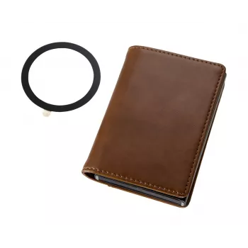 TROIKA 2-i-1 tegnebog SHERLOCK HOME BROWN (WAL45/BR)