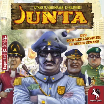 Pegasus Spiele Junta brætspil - strategi, bluff, forhandling - fra 16 år - 4-7 spillere - 120-240 min