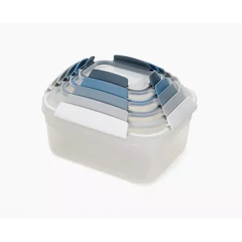 Joseph Joseph Nest Lock 5-delt blåt sæt med opbevaringsbeholdere til mad - Editions