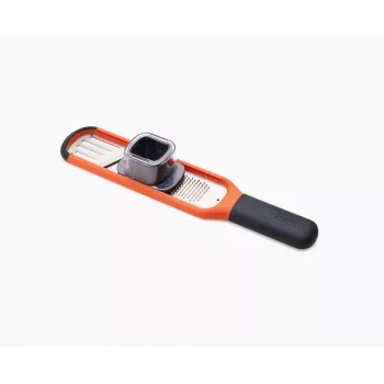 Joseph Joseph Handi-Grate 2-i-1 mini-rivejern og -høvl - orange - rustfrit stål