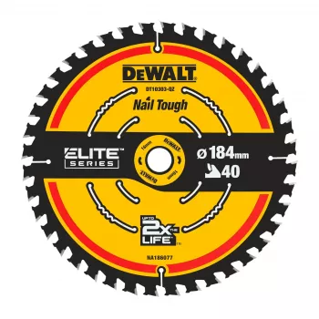DEWALT Extreme Framing rundsavklinge 184 x 16 mm, 40 tænder