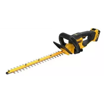 DEWALT DCMHT562P1 18V XR akku-hækkeklipper, 55 cm kniv, 19 mm skærekapacitet, 1x5,0 Ah