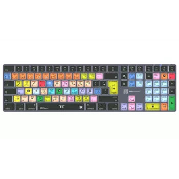 LogicKeyboard Apple Logic Pro X2 Titan FR (Mac) - fransk AZERTY kablet baggrundsbelyst tastatur