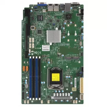 Supermicro X11SCW-F Bundkort LGA1151 Socket C246 Chipsæt Micro-ATX DDR4 128GB 2x Gigabit LAN IPMI Retail Pack