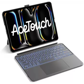 Inateck Keyboard Ace Touch iPad 13 kompatibel QWERTZ grå