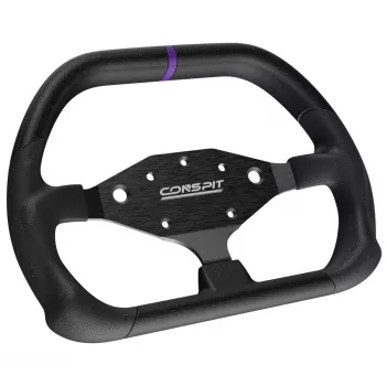 CONSPIT DX320 D-formet rat - 320mm Alcantara-greb, kulfiber, RGB