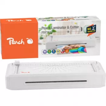 Peach 511189 3in1 PBP351 Lamineringsmaskine A4 Varm- og koldlaminator med papirskærer og hjørneafrunder