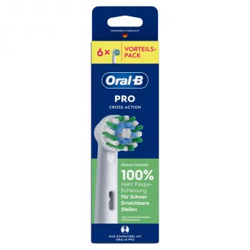 Braun Oral-B Pro Cross Action erstatningsbørstehoveder 6-pak