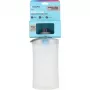 HydraPak Flux+ 1,5L filter-vandflaske - Clear/HP Blue