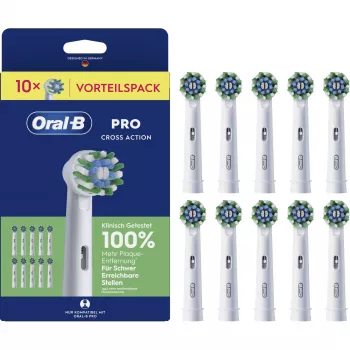 Braun Oral-B Pro CrossAction reservebørstehoveder 10-pak