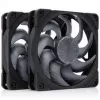 Noctua NF-A12x25 G2 PWM Sx2-PP chromax.black 120 mm Case Fan (2-Pack, Black)