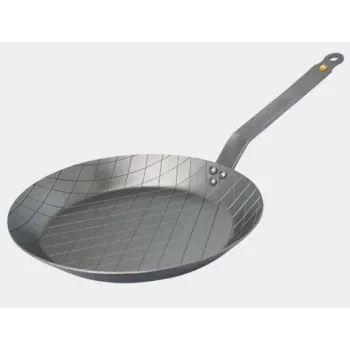 De Buyer Mineral B Element Carbon Steel steakpande 24 cm (5616.24)