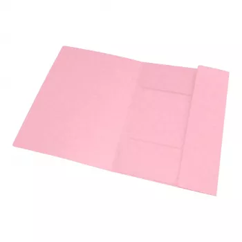 Oxford TOP FILE+ elastikmappe A4 3 klapper pastelrosa 400116353