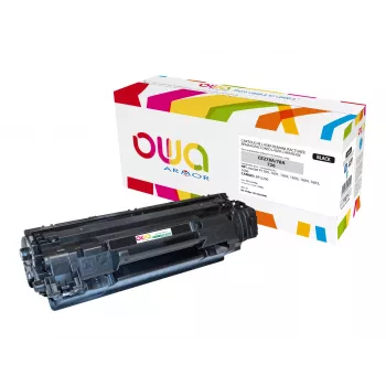 Armor OWA sort kompatibel genfremstillet tonerkassette (alternativ til HP CE278A, Canon CRG-726)
