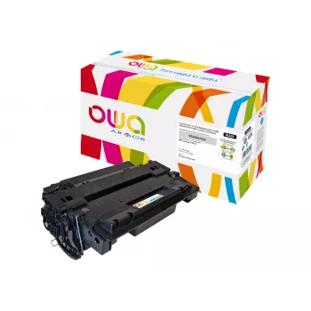 Armor OWA genfremstillet sort tonerkassette (alternativ til HP CE255A)