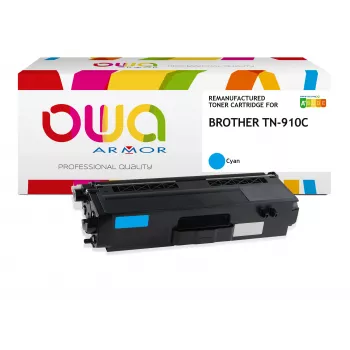 ARMOR OWA tonerkassette kompatibel med Brother TN-910C cyan (9000 sider)