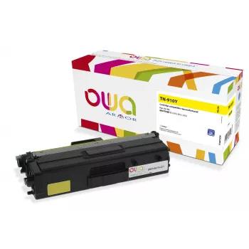 ARMOR OWA toner kompatibel med Brother TN-910Y gul (9000 sider)