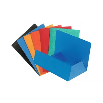 Exacompta 56400E A4 Multi-Coloured Document Dividers - 200 Sheets, 250x320 mm, 100% Recycled Cardboard, Universal Punching, Blue Angel Certified