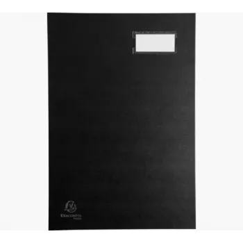 Exacompta 57021E hængemappe med greb A4 pap sort 80 mm ryg