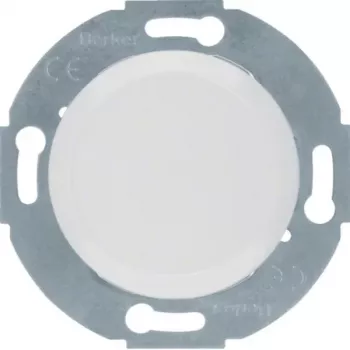 Hager WTF1001PW1 blinddæksel med centerplade 1930/glas polarhvid
