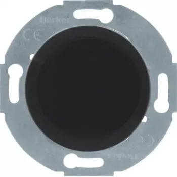 Hager WTF1001BG1 blinddæksel med centerstykke 1930/glas sort