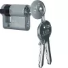 Hager WDA7172 profil-halvcylinder tilbehør, 30/10 mm, forniklet messing, 2 nøgler