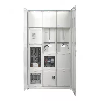 Hager FP93W11N strømtransformer- og målerskab 1400x800x205 mm 2 målerfelter