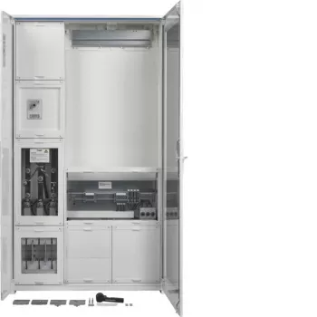 Hager FP93W13N univers N transformatormåleskab, 200/250 A, IP44, beskyttelsesklasse II