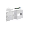 Hager GD110N Gamma minifordeler, 10 moduler, IP30, 1xPE 1xN
