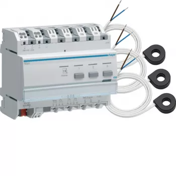 HAGER TE332 KNX 3-faset energimåler med 3 strømtransformere