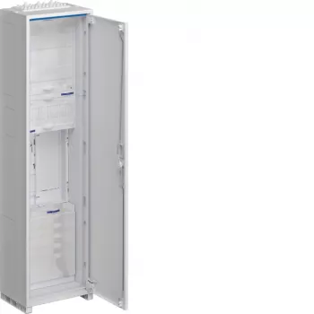 HAGER ZB31ET21W1 Kompletskab, 1 meterplads, BKE-I, 1-felt