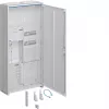 HAGER Komplet målerskab ZB32ET215W3, 1ZP, BKE-I, APZ, 1100 mm, 2-felt