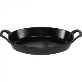 Staub Oval støbejernsgryde, 28 cm, sort