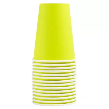 PROnappe 15 papbægre 200 ml, Kiwi Green (89113I)